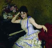 llya Yefimovich Repin Menter by Repin oil painting artist